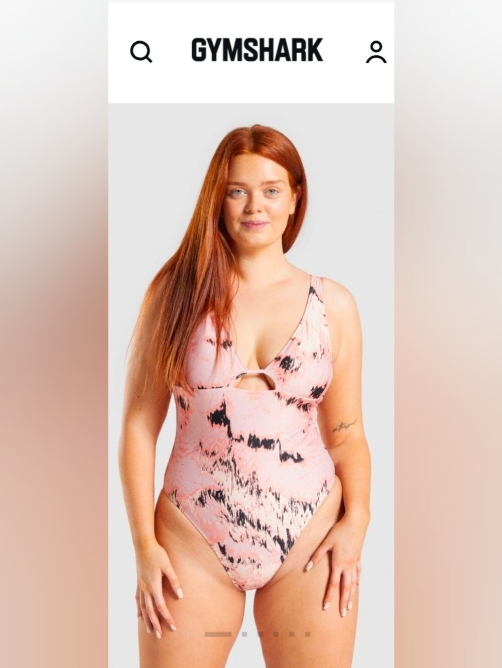 Gymshark Strappy Back Swimsuit Small